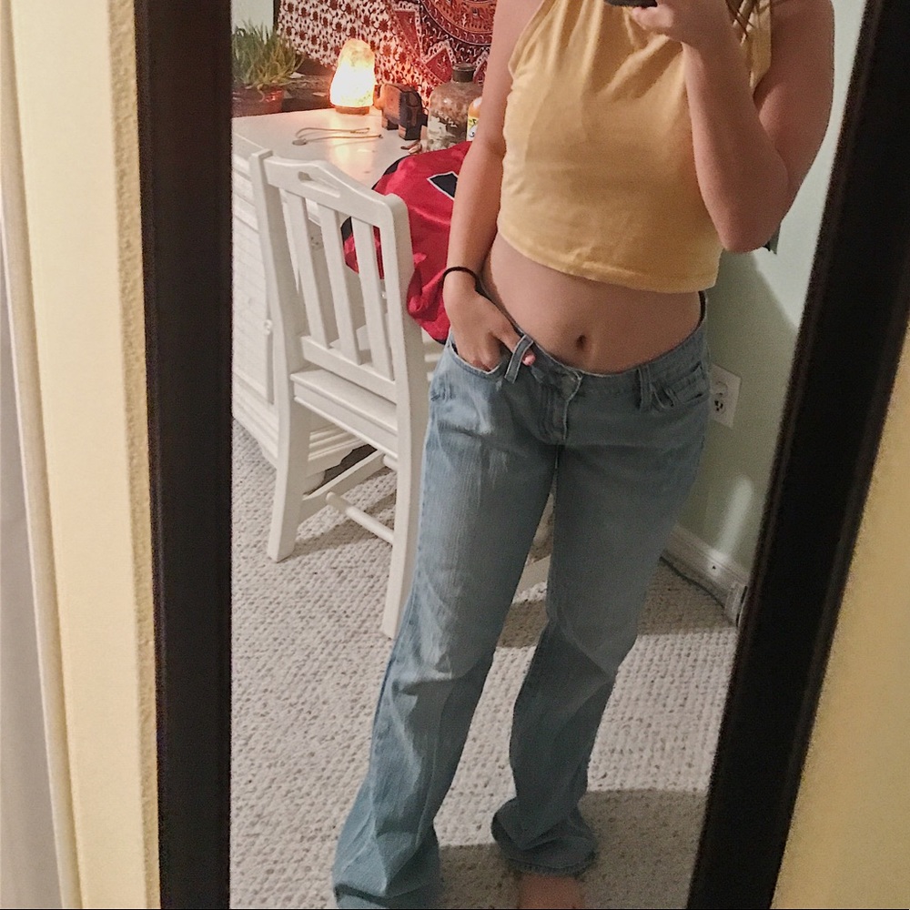 Vintage light wash Levi jeans